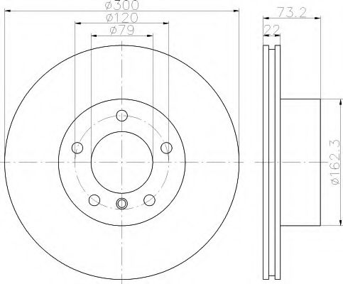 Imagine Disc frana HELLA 8DD 355 118-041