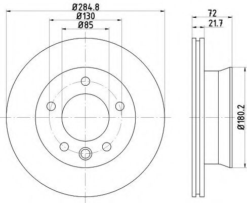 Imagine Disc frana HELLA 8DD 355 118-051