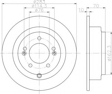 Imagine Disc frana HELLA 8DD 355 118-091