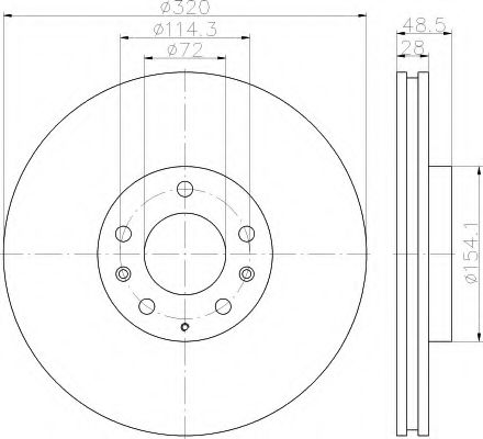 Imagine Disc frana HELLA 8DD 355 118-201