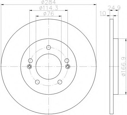 Imagine Disc frana HELLA 8DD 355 118-231