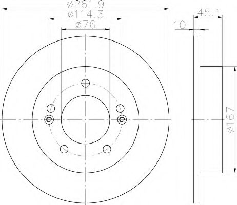 Imagine Disc frana HELLA 8DD 355 118-301