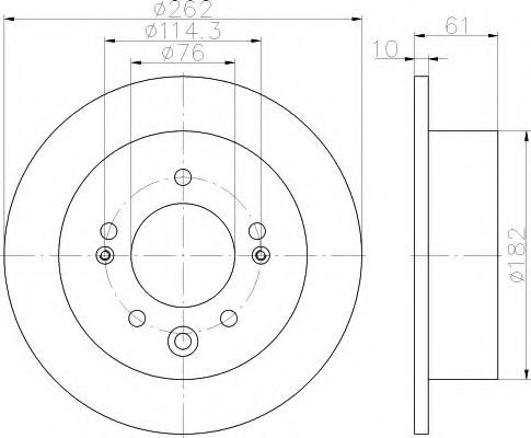 Imagine Disc frana HELLA 8DD 355 118-331