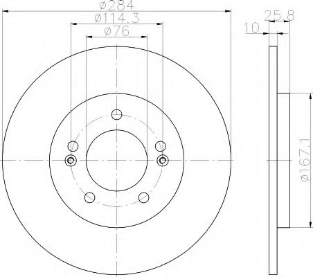 Imagine Disc frana HELLA 8DD 355 118-361