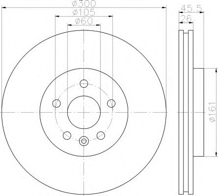 Imagine Disc frana HELLA 8DD 355 118-391