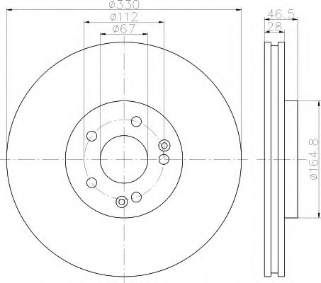 Imagine Disc frana HELLA 8DD 355 118-821