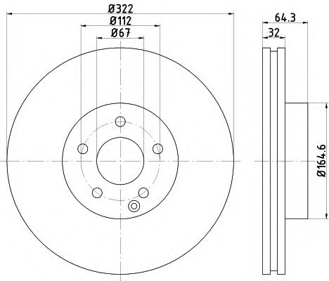 Imagine Disc frana HELLA 8DD 355 118-931