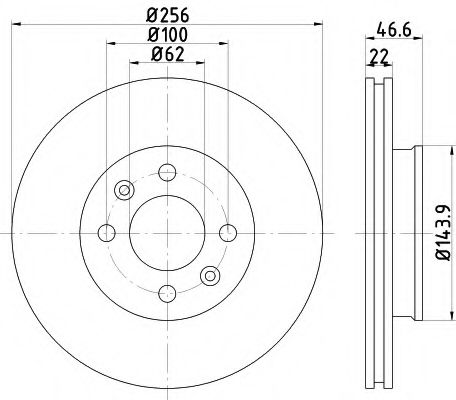 Imagine Disc frana HELLA 8DD 355 119-011