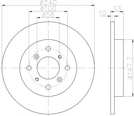 Imagine Disc frana HELLA 8DD 355 119-291