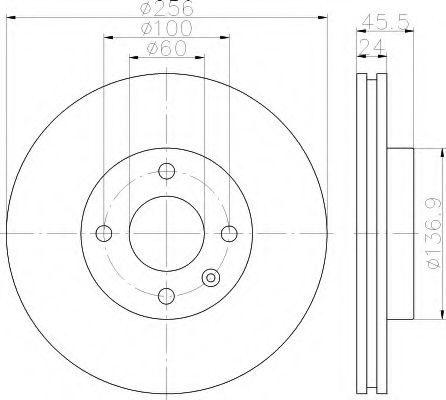 Imagine Disc frana HELLA 8DD 355 119-351