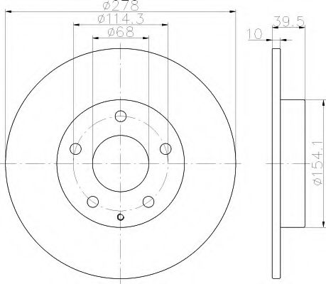 Imagine Disc frana HELLA 8DD 355 119-391
