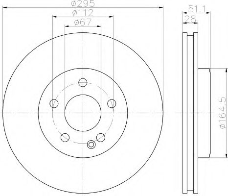 Imagine Disc frana HELLA 8DD 355 119-591