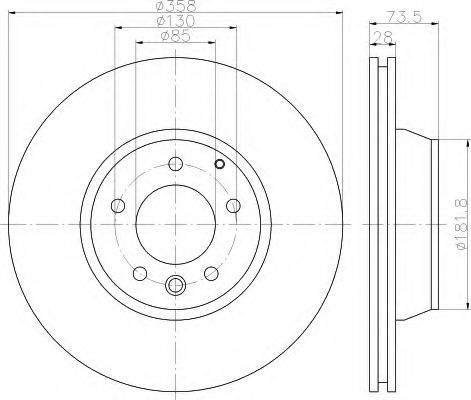 Imagine Disc frana HELLA 8DD 355 120-161