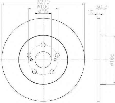 Imagine Disc frana HELLA 8DD 355 120-191