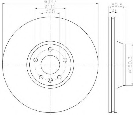 Imagine Disc frana HELLA 8DD 355 121-161