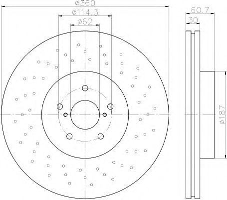 Imagine Disc frana HELLA 8DD 355 121-891