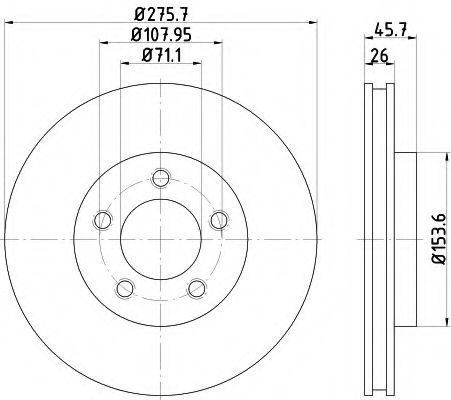 Imagine Disc frana HELLA 8DD 355 122-191