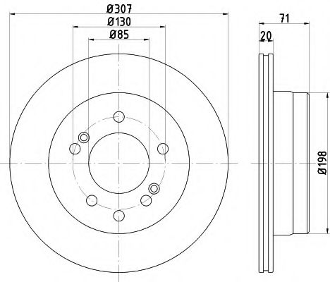 Imagine Disc frana HELLA 8DD 355 122-211