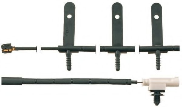 Senzor de avertizare,uzura placute de frana HELLA 8DK 355 252-161