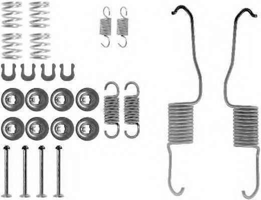 Imagine Set accesorii, sabot de frana HELLA 8DZ 355 200-161