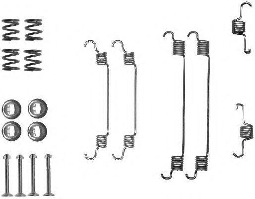 Imagine Set accesorii, sabot de frana HELLA 8DZ 355 200-681