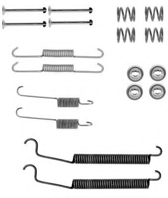 Imagine Set accesorii, sabot de frana HELLA 8DZ 355 202-091