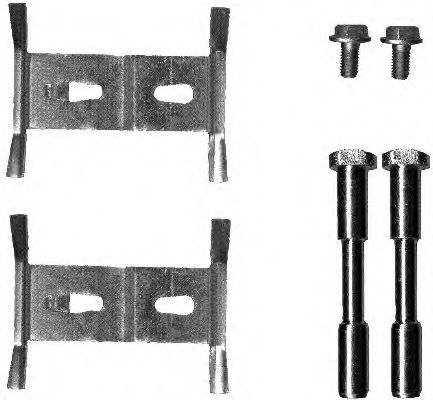 Imagine Set accesorii, placute frana HELLA 8DZ 355 203-181