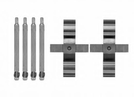 Imagine Set accesorii, placute frana HELLA 8DZ 355 204-261