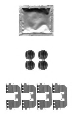 Imagine Set accesorii, placute frana HELLA 8DZ 355 204-331