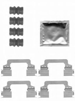 Imagine Set accesorii, placute frana HELLA 8DZ 355 204-371