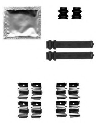 Imagine Set accesorii, placute frana HELLA 8DZ 355 205-251