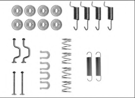 Imagine set accesorii, saboti frana parcare HELLA 8DZ 355 206-151