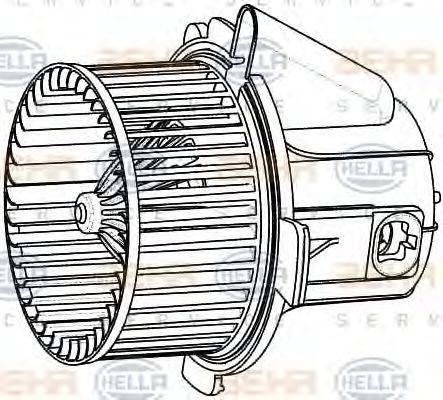 Imagine Ventilator, habitaclu HELLA 8EW 009 157-541