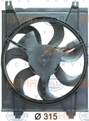 Imagine ventilator,aer conditionat HELLA 8EW 351 034-621