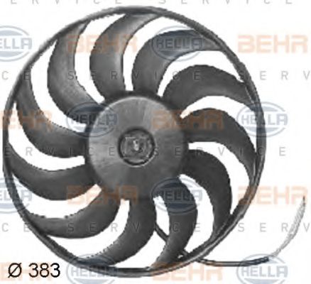 Imagine Ventilator, radiator HELLA 8EW 351 034-781