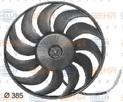 Imagine Ventilator, radiator HELLA 8EW 351 038-361