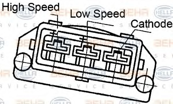 Imagine Ventilator, radiator HELLA 8EW 351 041-191