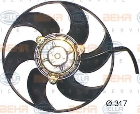 Imagine Ventilator, radiator HELLA 8EW 351 044-151