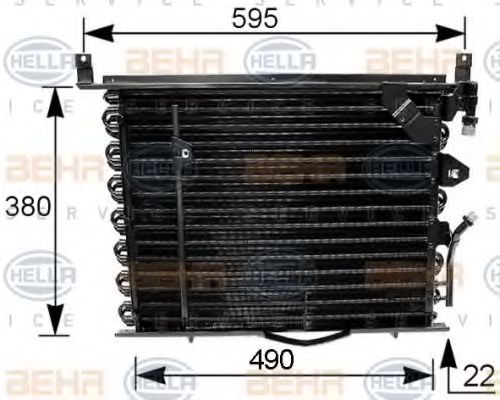 Imagine Condensator, climatizare HELLA 8FC 351 035-161