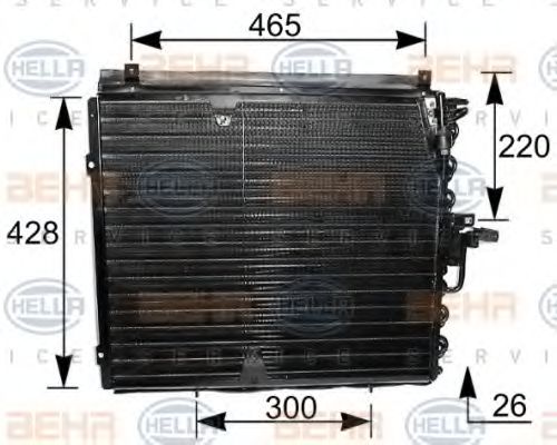 Imagine Condensator, climatizare HELLA 8FC 351 035-181