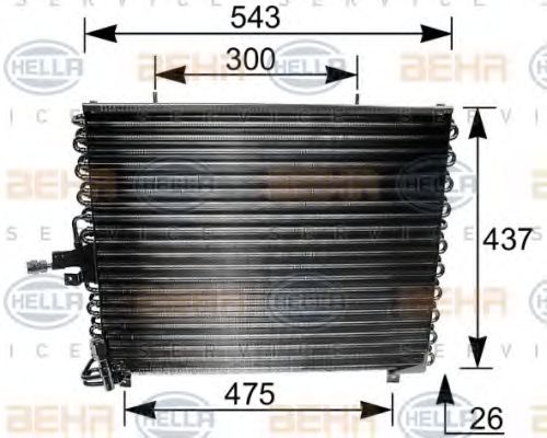 Imagine Condensator, climatizare HELLA 8FC 351 035-211