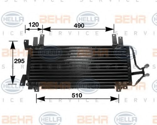 Imagine Condensator, climatizare HELLA 8FC 351 035-341