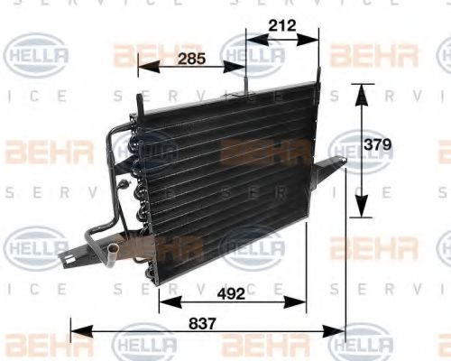 Imagine Condensator, climatizare HELLA 8FC 351 035-691