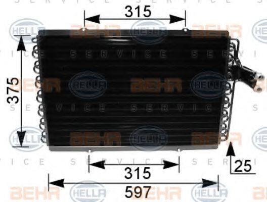 Imagine Condensator, climatizare HELLA 8FC 351 036-051