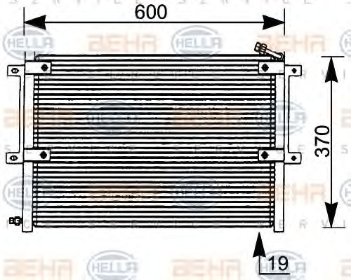 Imagine Condensator, climatizare HELLA 8FC 351 036-061