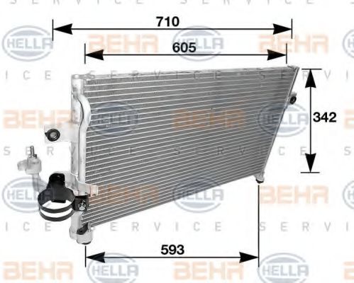 Imagine Condensator, climatizare HELLA 8FC 351 037-261