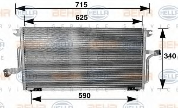 Imagine Condensator, climatizare HELLA 8FC 351 037-361