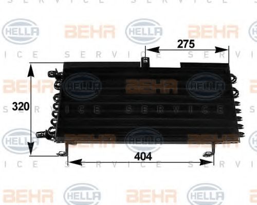 Imagine Condensator, climatizare HELLA 8FC 351 038-281