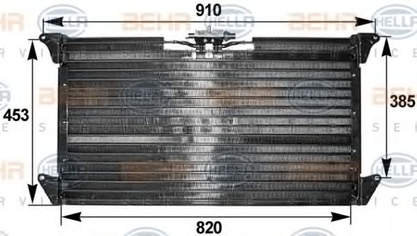 Imagine Condensator, climatizare HELLA 8FC 351 300-191