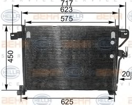 Imagine Condensator, climatizare HELLA 8FC 351 300-501